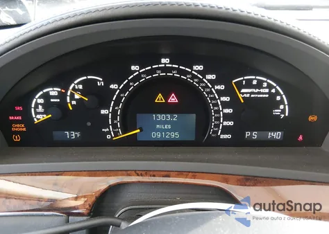 2006 Mercedes-Benz S 65 Amg z USA, uszkodzony, nr VIN WDBNG79J56A472413